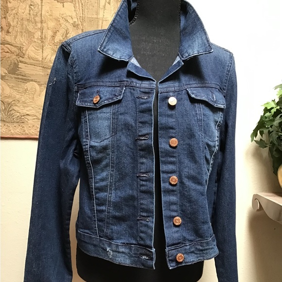 JUNIOR Denim jacket, size Xlg, by L.E.I. (life-energy-intelligence) - Picture 2 of 8